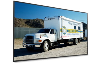 A secure LCD flat panel