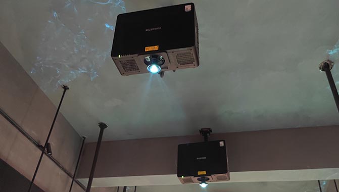 LWU900-DS 3LCD laser projectors in action at Chongqing Open Port History Museum (Photo courtesy of Dicction)