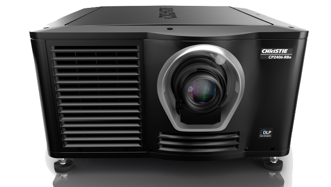 RBe laser projector for smaller cinema screens