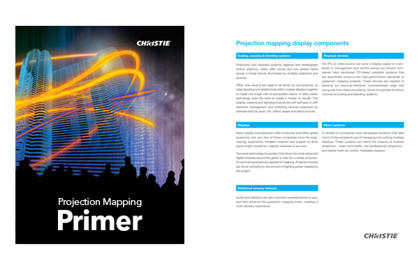 Download our Projection Mapping Primer